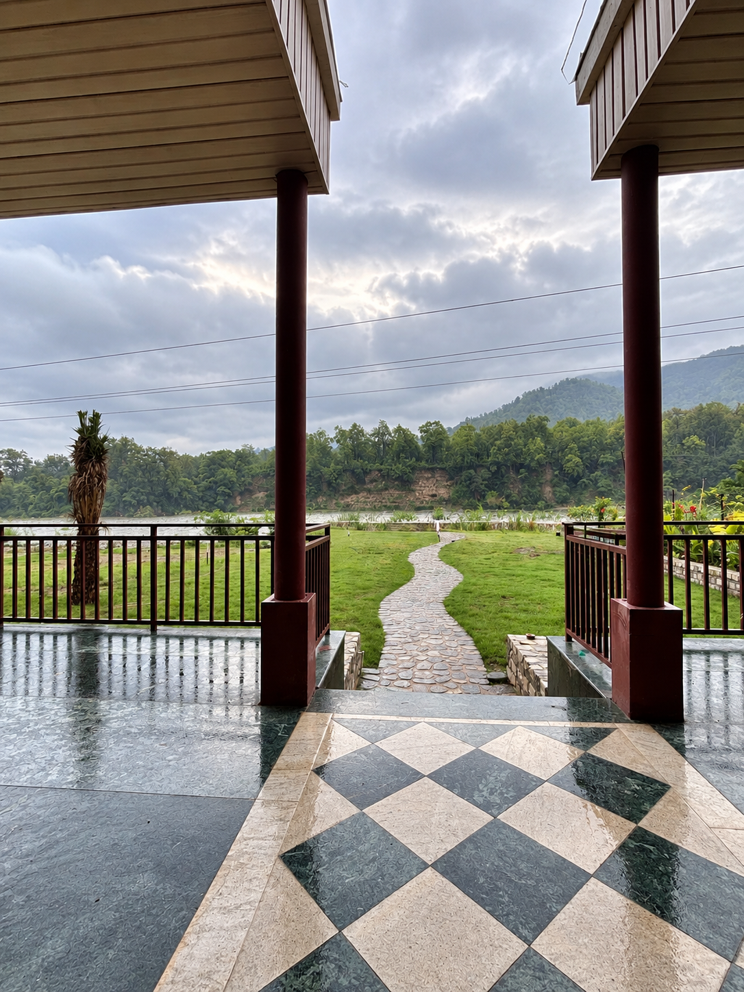 Heaven River Retreat mountain and forest surroundings at Ramnagar — nature retreat in Jim Corbett, Uttarakhand